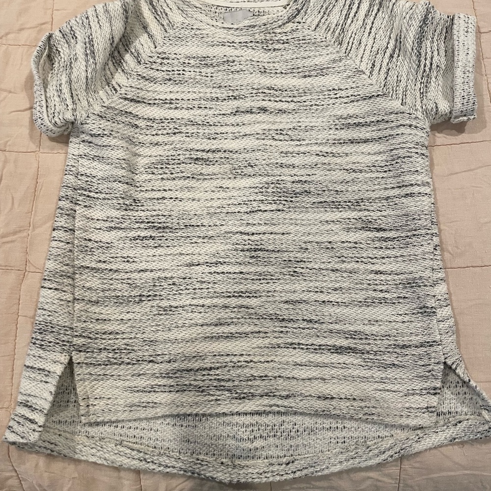 Anine Bing marbled knit shirt sleeve size xs